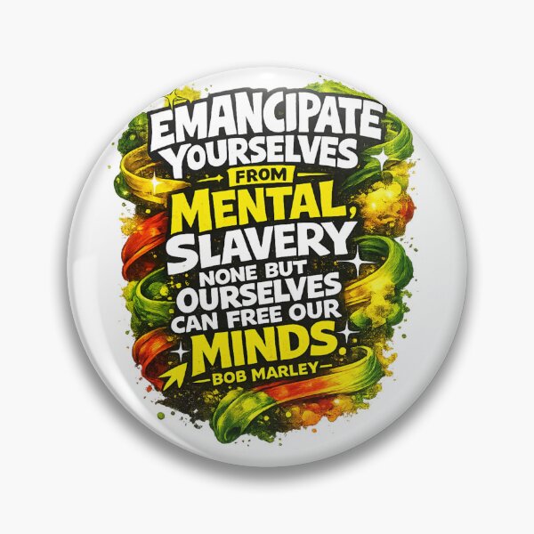 Item preview, Emancipate Yourself From Mental Slavery – Inspirational Quote Art designed and sold by jerskie_12tribes.