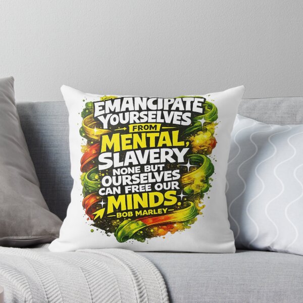 Item preview, Emancipate Yourself From Mental Slavery – Inspirational Quote Art designed and sold by jerskie_12tribes.
