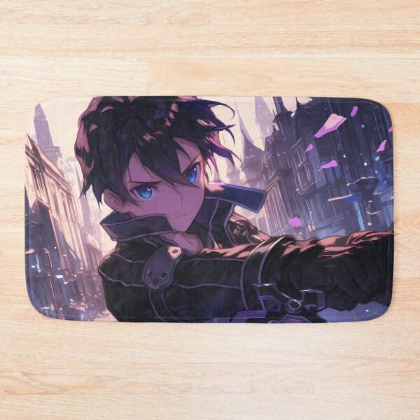 Item preview, Kirito Sword Art Online Cool Tones Winter Heroic Portrait designed and sold by riadjamai.