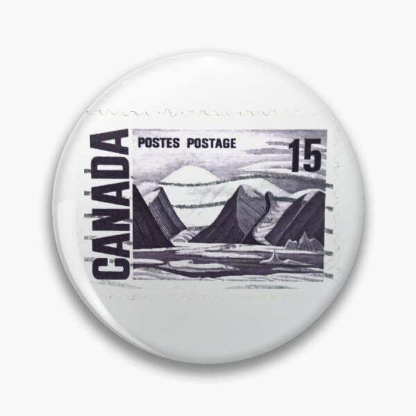 Item preview, Canadian Canada Mountains Vintage Postage Stamp designed and sold by red-amber65.