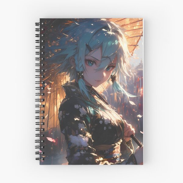 Item preview, Sinon Sword Art Online Blue Hair Waifu Night Scene Portrait designed and sold by riadjamai.