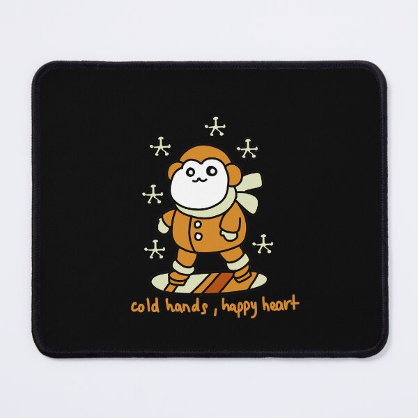 Item preview, Happy Heart Winter Snowboarding Monkey designed and sold by J-Mindful.