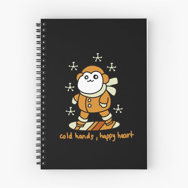 Item preview, Happy Heart Winter Snowboarding Monkey designed and sold by J-Mindful.