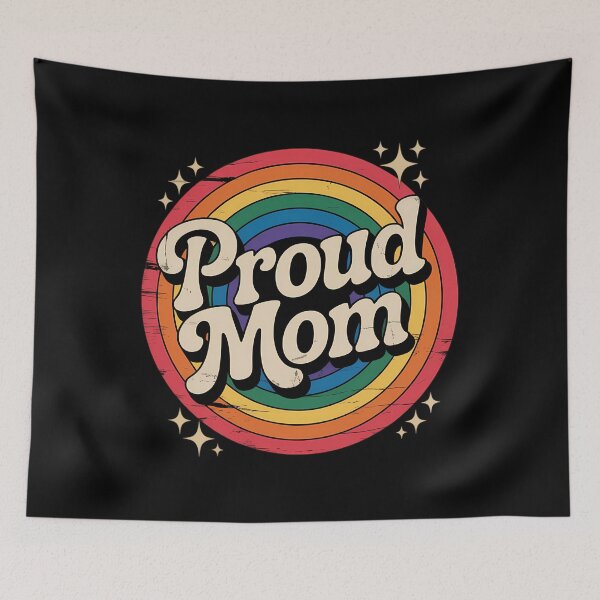 Item preview, Gay Pride Proud Mom LGBT Parent Mother's Day designed and sold by PunkNation-Arts.
