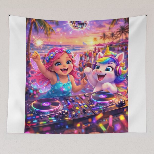 Item preview, UNICORN BEACH PARTY designed and sold by Anamcaradivine.