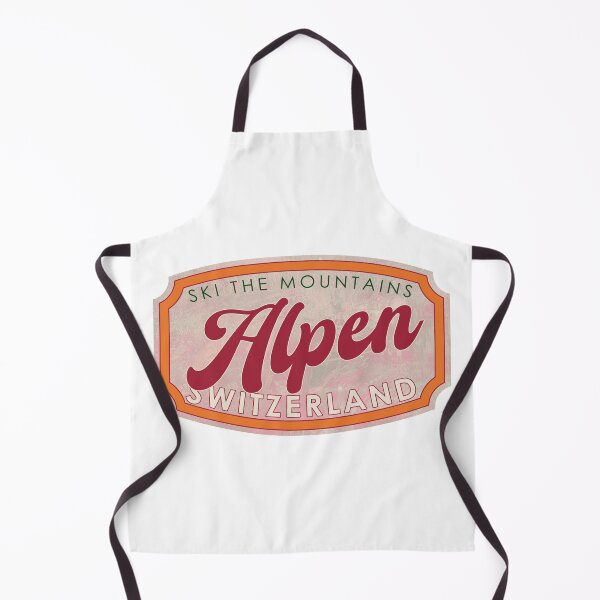 Item preview, Alpen, Switzerland, Ski, textured skiing badge designed and sold by Wanderful-roads.