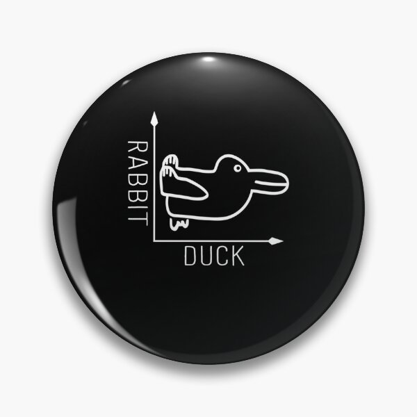 Item preview, Wittgenstein Rabbit Duck Illusion designed and sold by Grumpy  Greenie.
