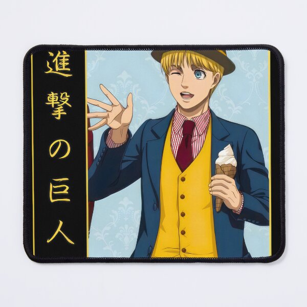 Item preview, Dapper Anime Boy in Vintage Suit Eating Ice Cream designed and sold by aztra-art.