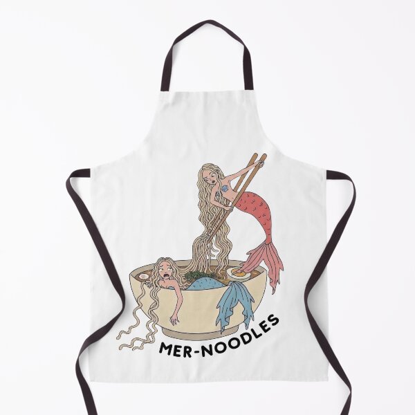 Item preview, Mer-Noodles Funny Mermaid Ramen T-Shirt | Cute Mermaid Pun Design | Noodle Lover Gift designed and sold by aiqdelicia.