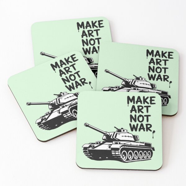 Item preview, Tank - Make Art, Not War designed and sold by 123ks.
