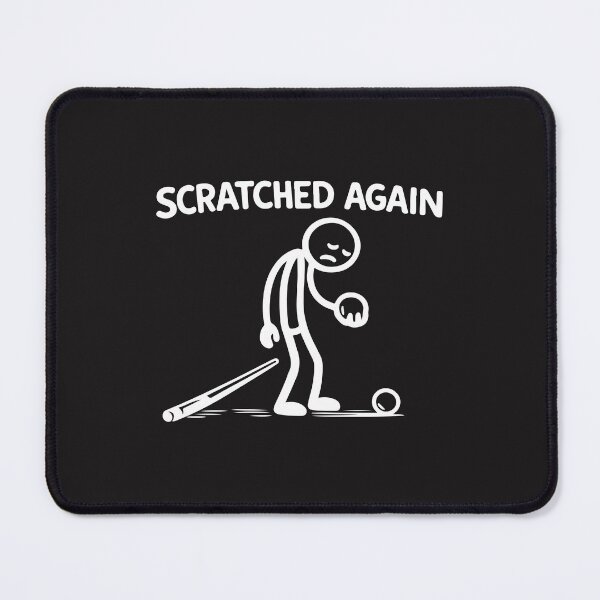 Item preview, Scratched Again Funny Pool Player Billiards Humor Cue Sport Gift designed and sold by kiralynstration.