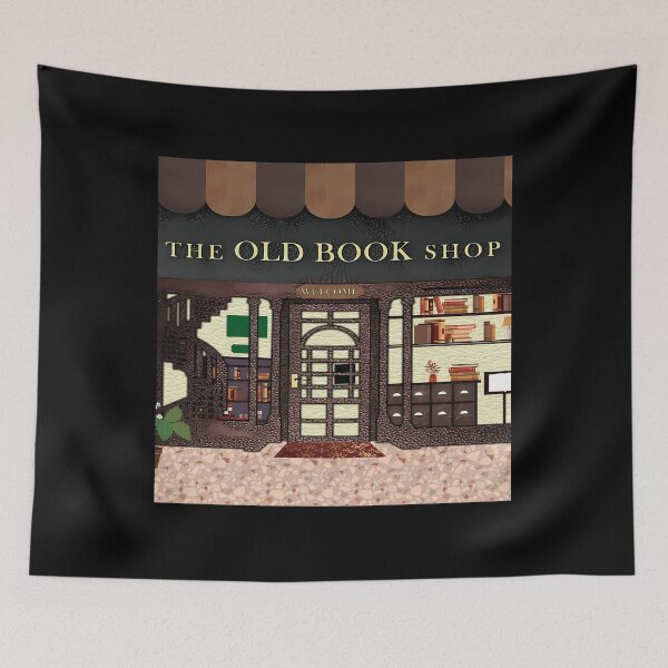 Item preview, Antique Old Book Shop Facade Dark Academia designed and sold by mcsaazhxo57.