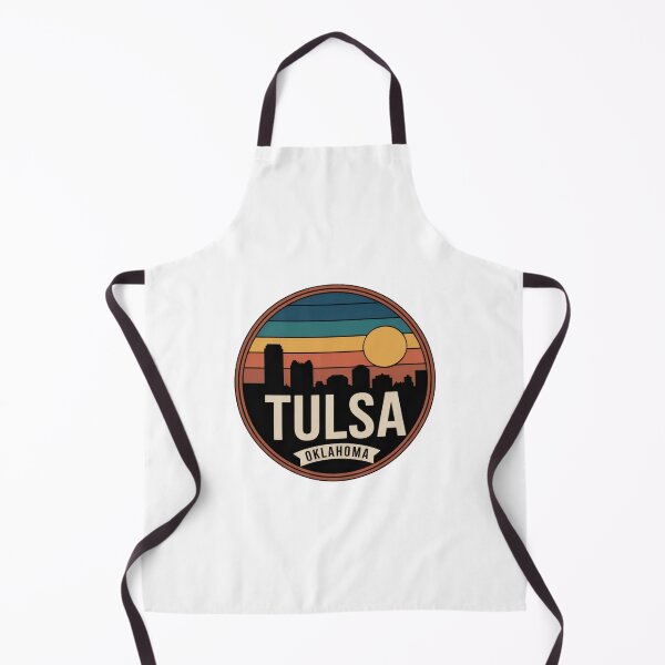 Item preview, Tulsa Oklahoma: Sunset Skyline Ribbon designed and sold by CircinusStore.
