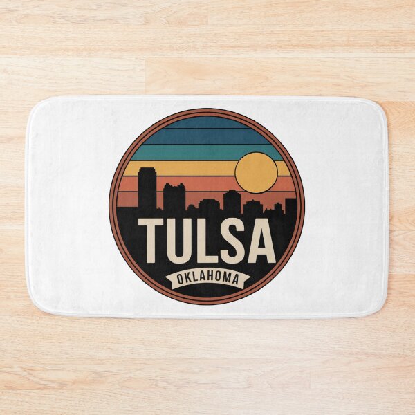 Item preview, Tulsa Oklahoma: Sunset Skyline Ribbon designed and sold by CircinusStore.