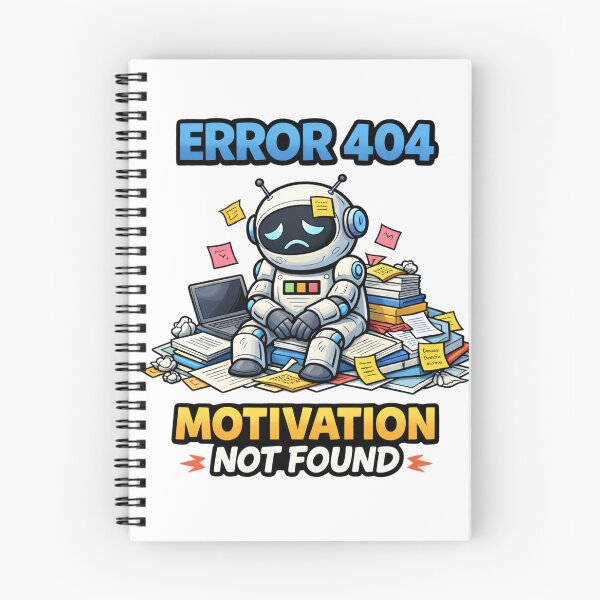 Item preview, Error 404 Motivation Not Found Funny Programmer Meme designed and sold by the-dovlat.