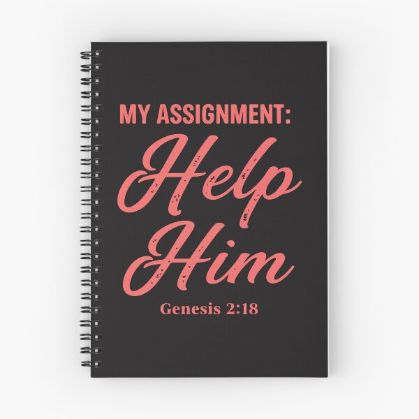 Item preview, My Assignment Is To Help Him Genesis 2:18 Christian Wife Faith Biblical Quote designed and sold by kiralynstration.