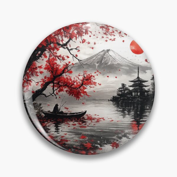 Item preview, Serene japanese scenery designed and sold by Grav1n.