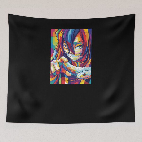 Item preview, Obanai Iguro Wpap Pop Art designed and sold by sandrahofer-art.
