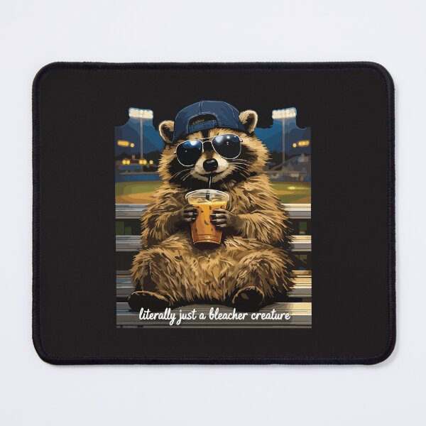 Item preview, Literally Just A Bleacher Creature Funny Baseball Mom Game Day Raccoon Gift designed and sold by kiralynstration.