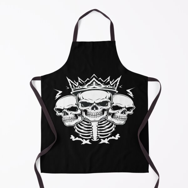 Item preview, Crowned Skull Trio Dark Illustration – Gothic Monochrome Skeleton Art with Royal Symbolism designed and sold by Bright Nest Studio.