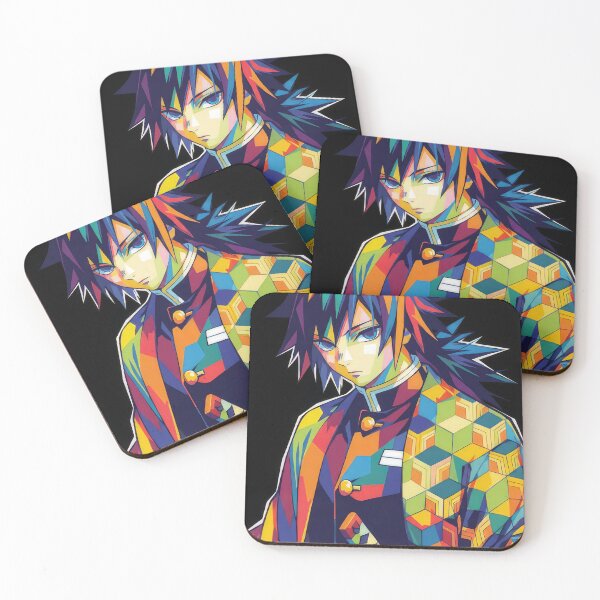 Item preview, Giyu Tomioka Demon Slayer Pop Art designed and sold by sandrahofer-art.
