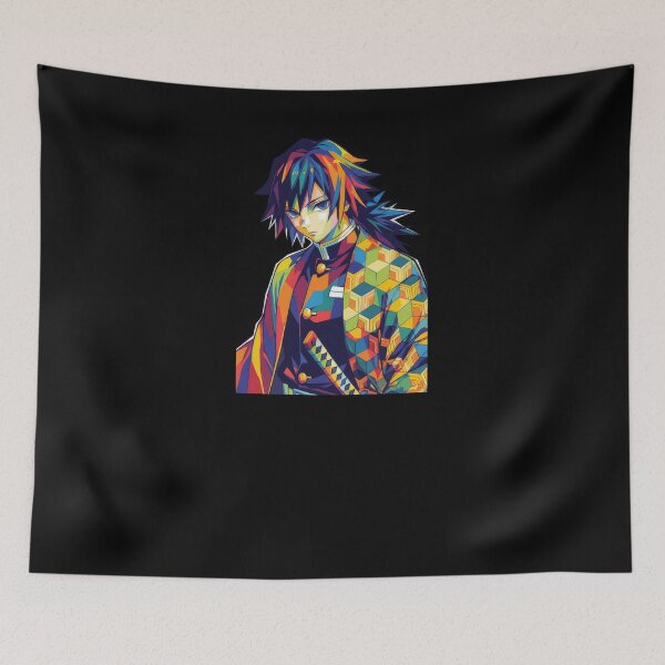 Item preview, Giyu Tomioka Demon Slayer Pop Art designed and sold by sandrahofer-art.