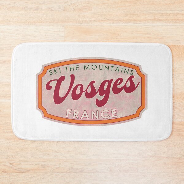 Item preview, Vosges, France, Ski, textured skiing badge designed and sold by Wanderful-roads.