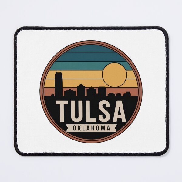 Item preview, Tulsa Oklahoma: Sunset Skyline Banner designed and sold by CircinusStore.
