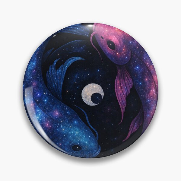 Item preview, Galaxy Koi Fish-Cosmic Yin Yang Space Art designed and sold by ASAPNATTY.
