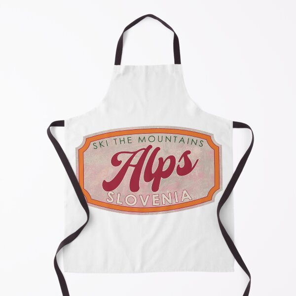 Item preview, Alps, Slovenia, Ski, textured skiing badge designed and sold by Wanderful-roads.