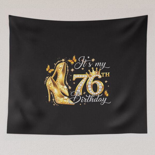 Item preview, It’s My 76th Birthday Queen Women 76 Years Old Elegant Birthday Gift designed and sold by kiralynstration.