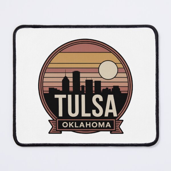 Item preview, Tulsa Oklahoma: Sunset Skyline Banner designed and sold by CircinusStore.