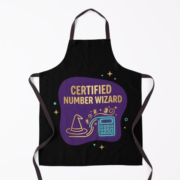 Item preview, Certified number wizard | Accountant designed and sold by SocialStaticz.