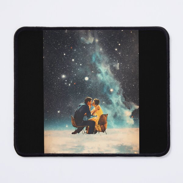 Item preview, Cosmic Romance Surreal Alien Planet Poster designed and sold by mcsaazhxo57.