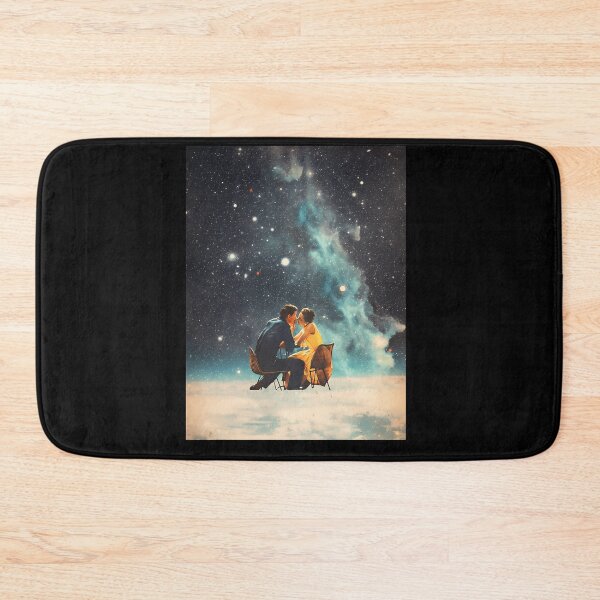 Item preview, Cosmic Romance Surreal Alien Planet Poster designed and sold by mcsaazhxo57.
