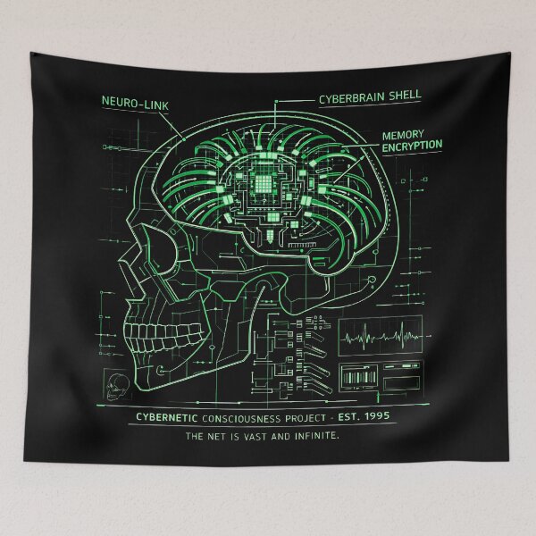 Item preview, Cybernetic Consciousness Project Neuro-Link Schematic designed and sold by agearb.