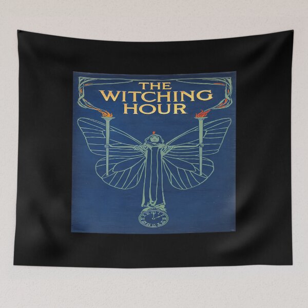 Item preview, The Witching Hour Vintage Moth Book Cover designed and sold by mcsaazhxo57.