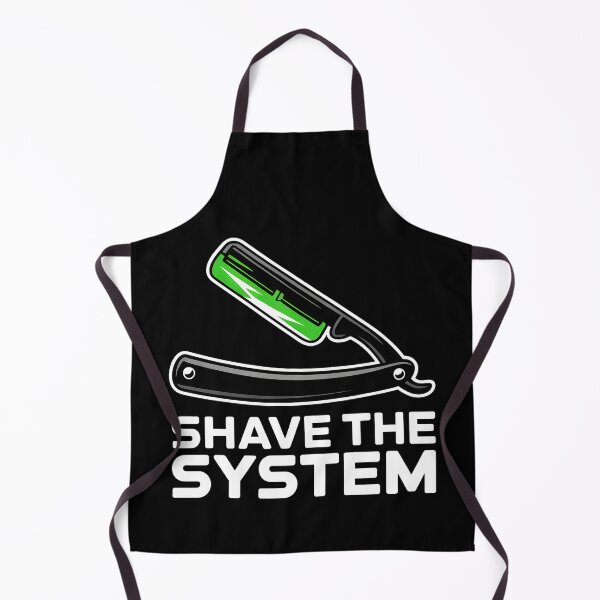 Item preview, Shave the System Punk Aesthetic Minimalist Design designed and sold by SplashTastic.