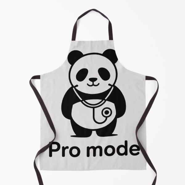 Item preview, Panda Nurse Pro Mode – Funny Minimalist Medical T-Shirt Design designed and sold by Mitaudesign.
