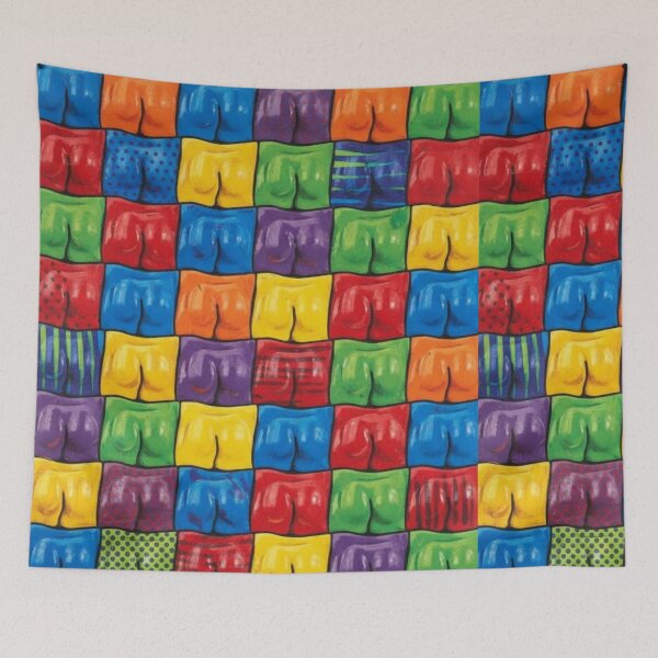 Item preview, Rude Boxer Short Tessellated Design designed and sold by NickWhittleArt.