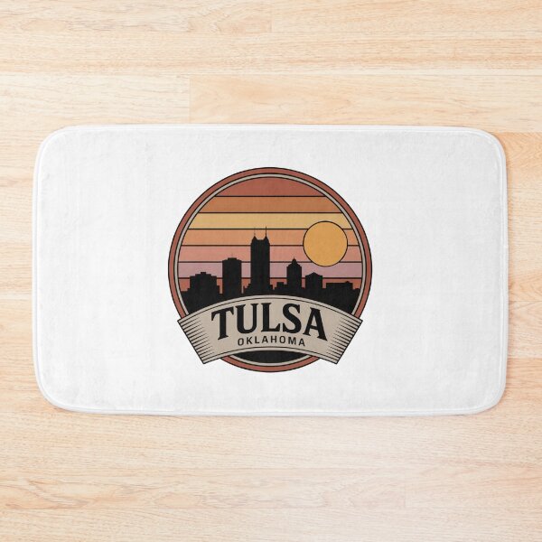 Item preview, Tulsa Oklahoma: Warm Sunset Skyline designed and sold by CircinusStore.