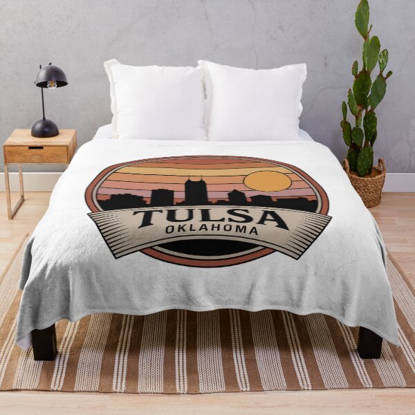 Item preview, Tulsa Oklahoma: Warm Sunset Skyline designed and sold by CircinusStore.