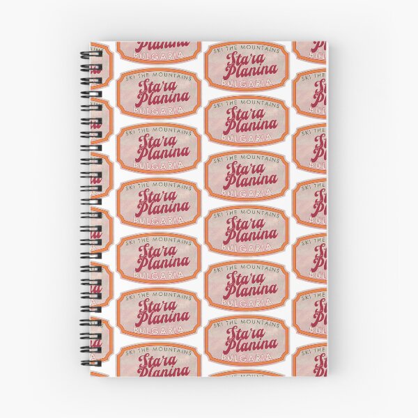 Item preview, Stara Planina, Bulgaria, Ski, textured skiing badge designed and sold by Wanderful-roads.