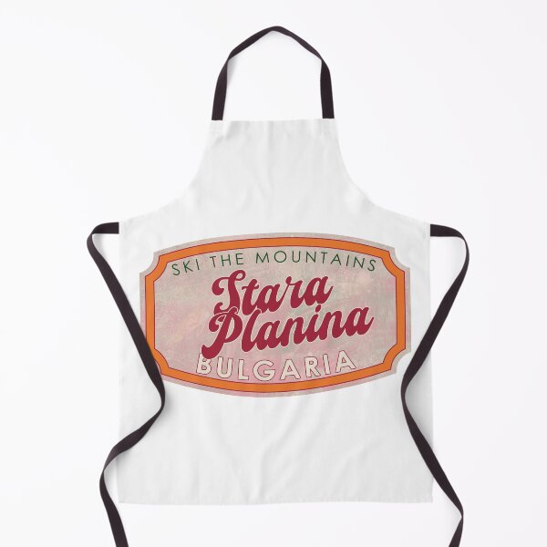 Item preview, Stara Planina, Bulgaria, Ski, textured skiing badge designed and sold by Wanderful-roads.