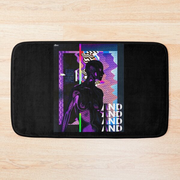 Item preview, Glitched Cyberpunk Robot Vaporwave Art designed and sold by mcsaazhxo57.