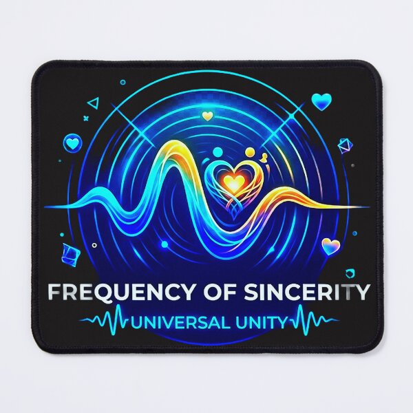 Item preview, Frequency of Sincerity Universal Unity - Spiritual Vibration Energy Art designed and sold by RS-Globalist-.