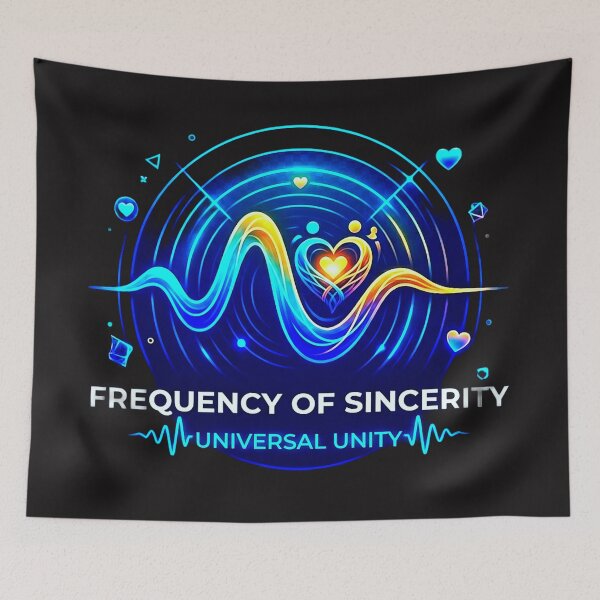 Item preview, Frequency of Sincerity Universal Unity - Spiritual Vibration Energy Art designed and sold by RS-Globalist-.
