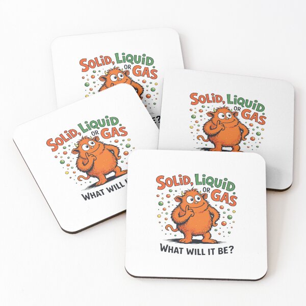 Item preview, Solid Liquid Or Gas Funny Science Monster Physics Chemistry Nerd Humor Gift designed and sold by kiralynstration.