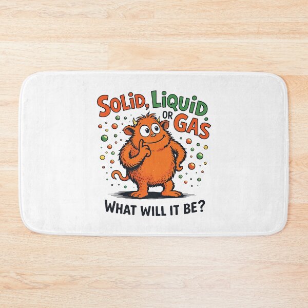 Item preview, Solid Liquid Or Gas Funny Science Monster Physics Chemistry Nerd Humor Gift designed and sold by kiralynstration.