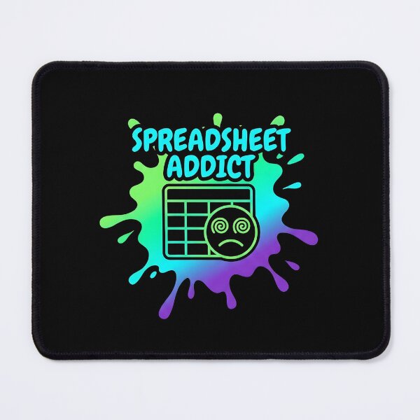 Item preview, Spreadsheet addict | Accountant designed and sold by SocialStaticz.